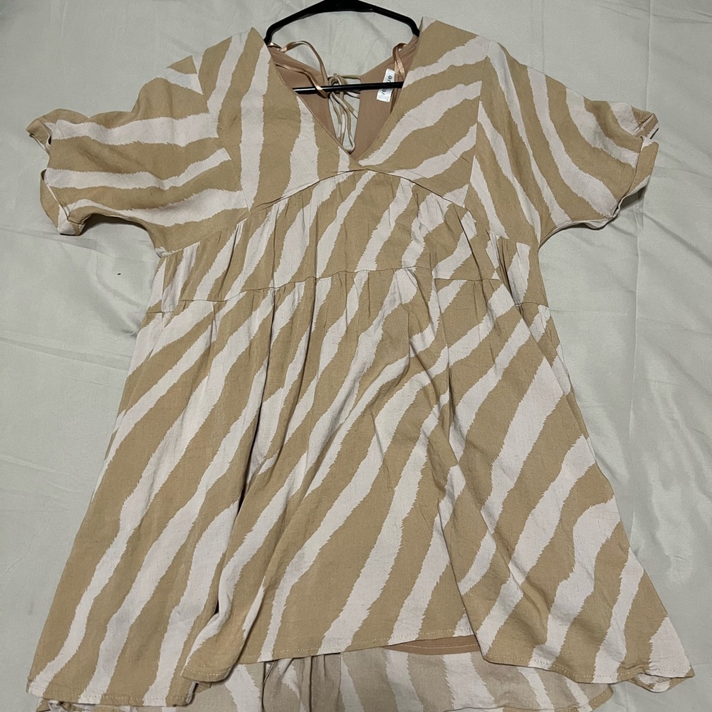 Tiger stripe dress